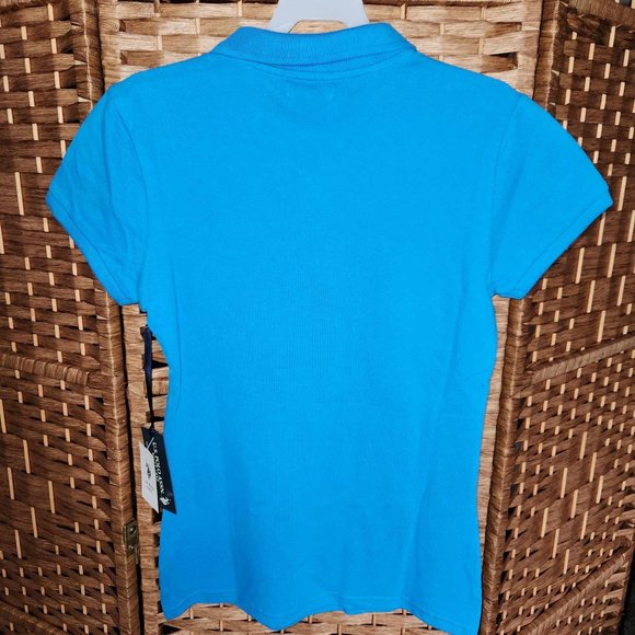 U.S. Polo Assn Polo Shirt Womens Size Small - Blue - NWT - Picture 2 of 4